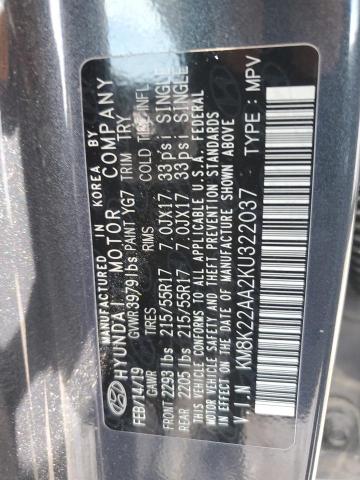 2019 HYUNDAI KONA SEL - KM8K22AA2KU322037