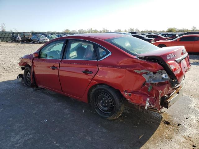 NISSAN SENTRA S 2013 red  gas 3N1AB7AP9DL771667 photo #3