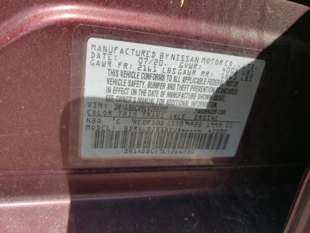 2020 NISSAN SENTRA SV - 3N1AB8CV9LY266280