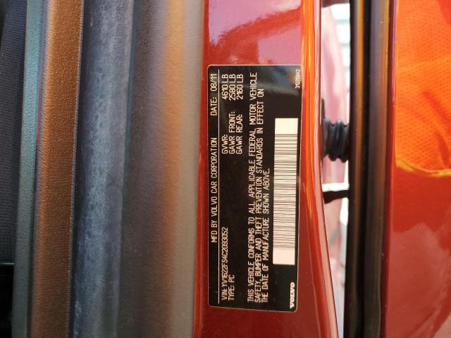 2012 VOLVO S60 T5 - YV1622FS4C2093052
