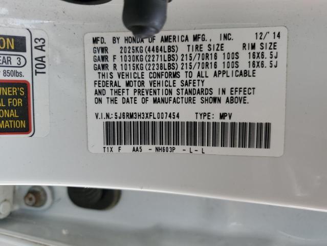 2015 HONDA CR-V LX - 5J6RM3H3XFL007454