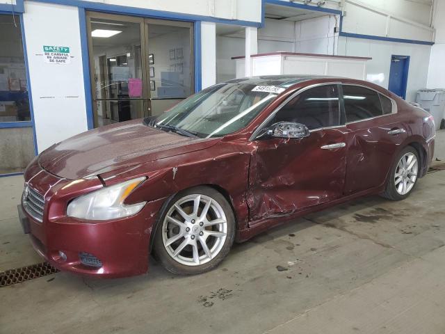 NISSAN MAXIMA S 2009 red  gas 1N4AA51E29C818517 photo #1