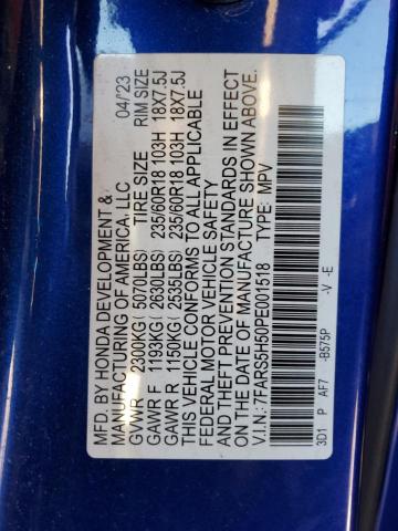 2023 HONDA CR-V SPORT - 7FARS5H50PE001518