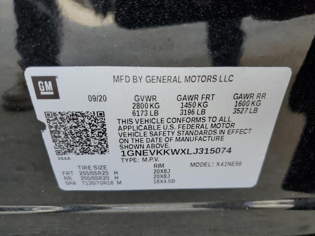 2020 CHEVROLET TRAVERSE P - 1GNEVKKWXLJ315074