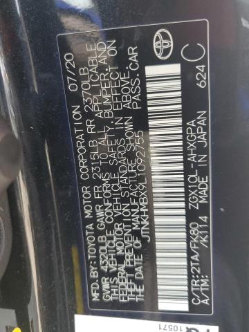 2020 TOYOTA C-HR XLE - JTNKHMBX9L1092755