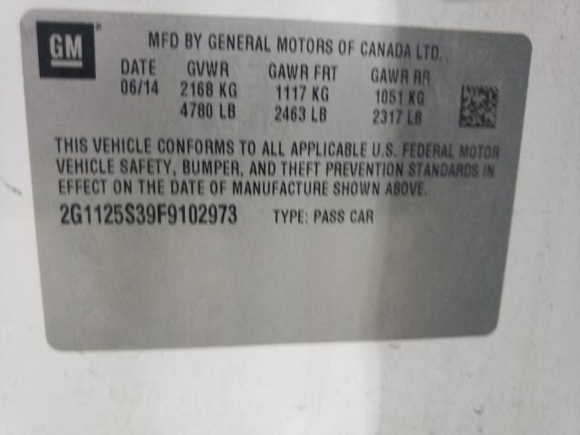 2015 CHEVROLET IMPALA LT - 2G1125S39F9102973