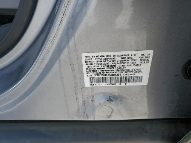 2016 HONDA PILOT EX 5FNYF5H4XGB012061