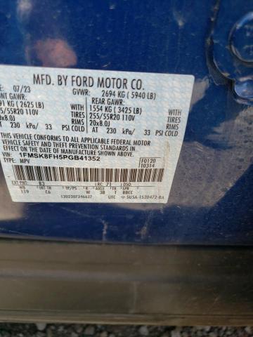 2023 FORD EXPLORER L - 1FMSK8FH5PGB41352