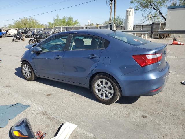 KIA RIO LX 2016 blue sedan 4d gas KNADM4A3XG6686638 photo #3