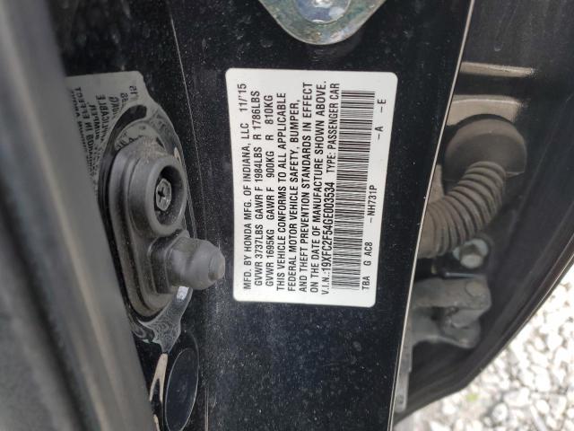 2016 HONDA CIVIC LX - 19XFC2F54GE003534