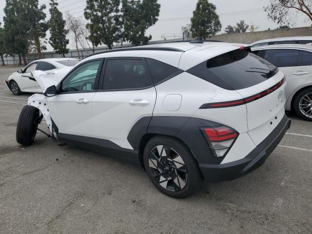 HYUNDAI KONA SEL 2024 white  gas KM8HB3AB9RU097084 photo #3