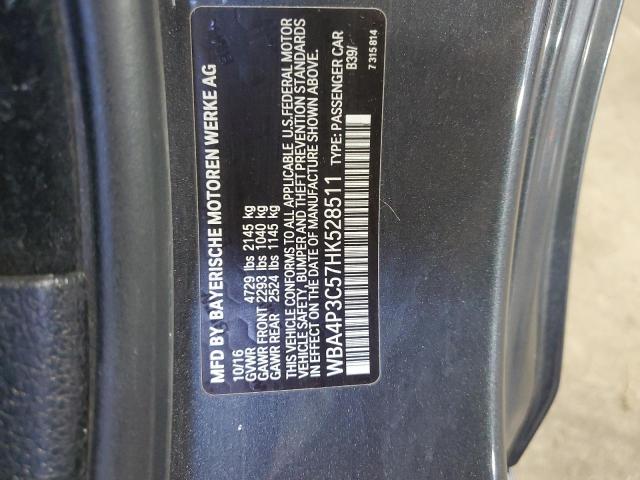 2017 BMW 440XI WBA4P3C57HK528511