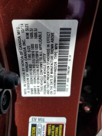 2015 HONDA CR-V LX - 2HKRM4H31FH605724