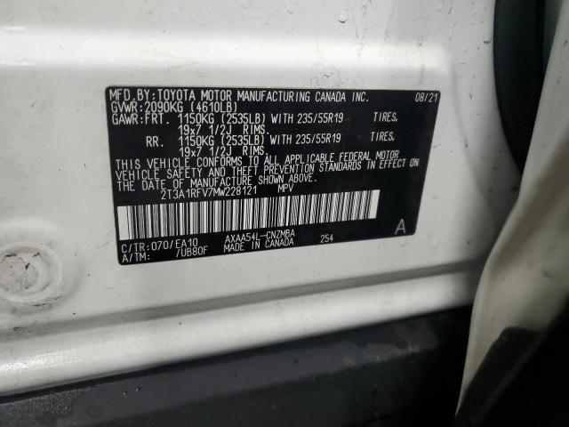 2021 TOYOTA RAV4 XLE P - 2T3A1RFV7MW228121