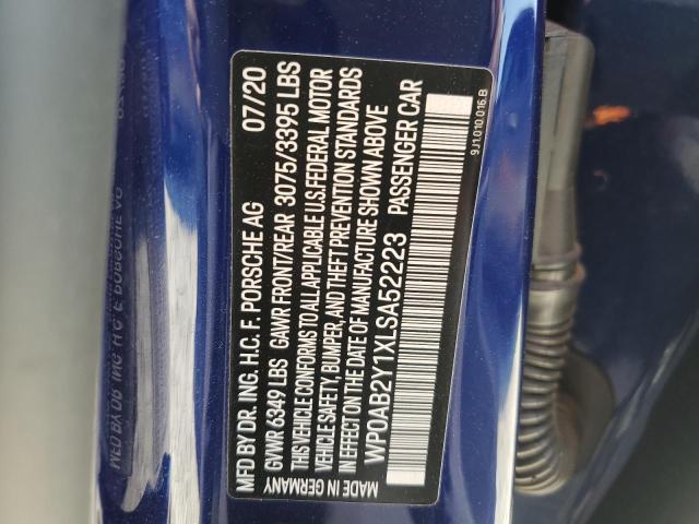 2020 PORSCHE TAYCAN 4S - WP0AB2Y1XLSA52223