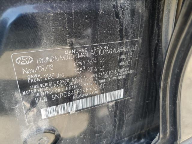 2019 HYUNDAI ELANTRA SE - 5NPD84LF2KH432581