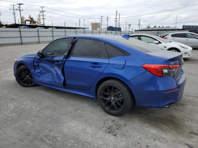 HONDA CIVIC SI 2022 blue  gas 2HGFE1E51NH471195 photo #3