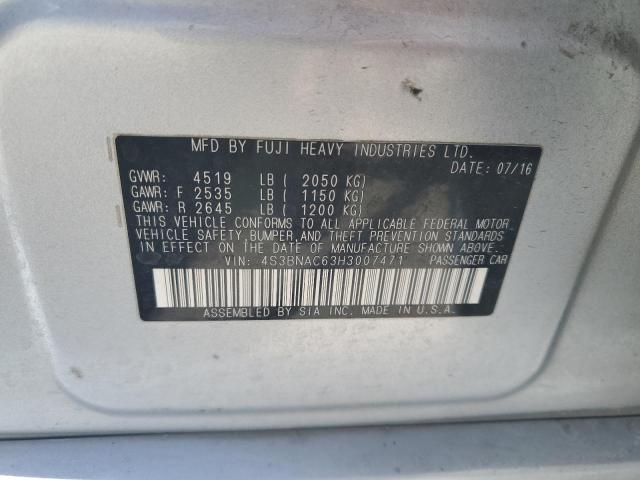 2017 SUBARU LEGACY 2.5 - 4S3BNAC63H3007471
