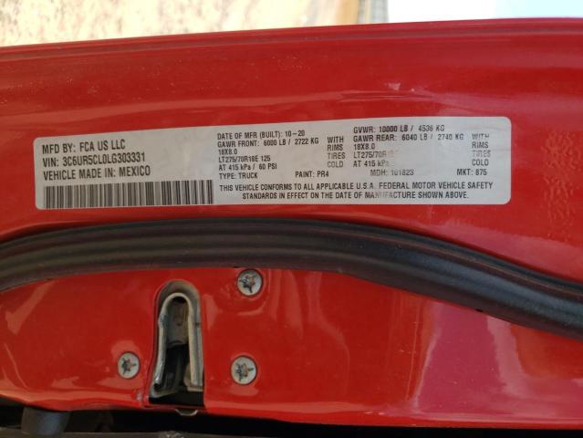 2020 RAM 2500 TRADE - 3C6UR5CL0LG303331