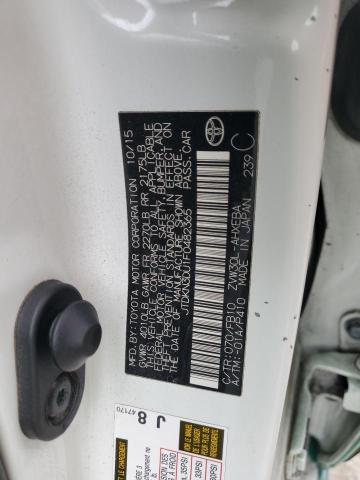 2015 TOYOTA PRIUS - JTDKN3DU1F0482365