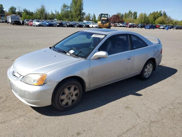 HONDA CIVIC SI 2001 silver  gas 1HGEM22901L121310 photo #1