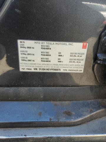 2015 TESLA MODEL S 85 5YJSA1H21FF090075