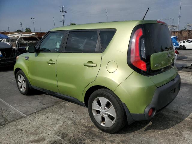 KIA SOUL 2014 green  gas KNDJN2A23E7707982 photo #3