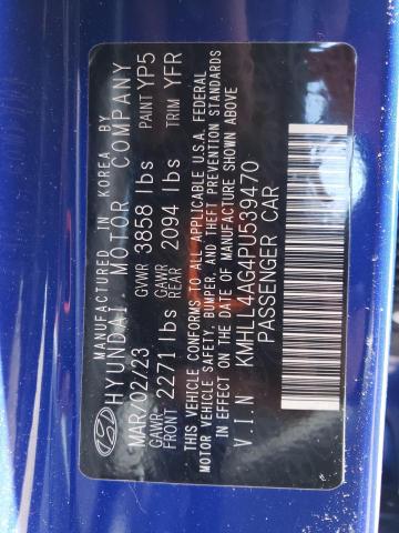 2023 HYUNDAI ELANTRA KMHLL4AG4PU539470