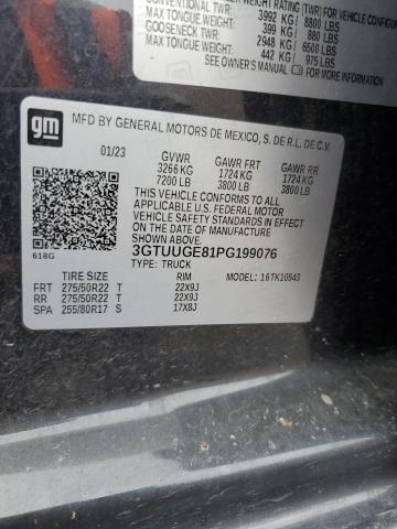 2023 GMC SIERRA K15 - 3GTUUGE81PG199076