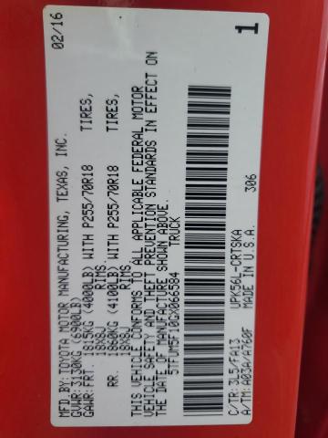 2016 TOYOTA TUNDRA DOU - 5TFUM5F10GX066584