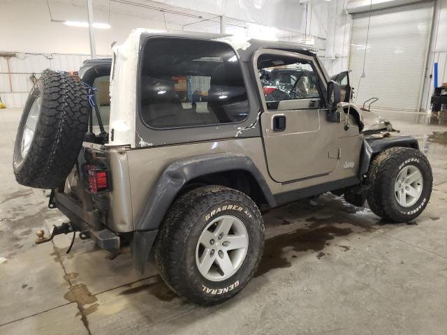 JEEP WRANGLER 2004 tan  gas 1J4FA69S44P784141 photo #4
