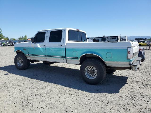 FORD F250 1996 two tone  gas 1FTHW26G1TEB24044 photo #3