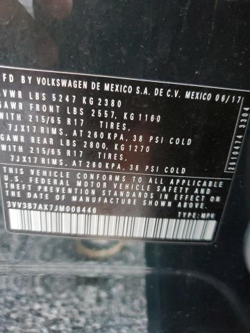2018 VOLKSWAGEN TIGUAN SE - 3VV3B7AX7JM008446