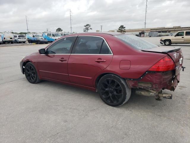 HONDA ACCORD EX 2006 red  gas 1HGCM66566A065236 photo #3