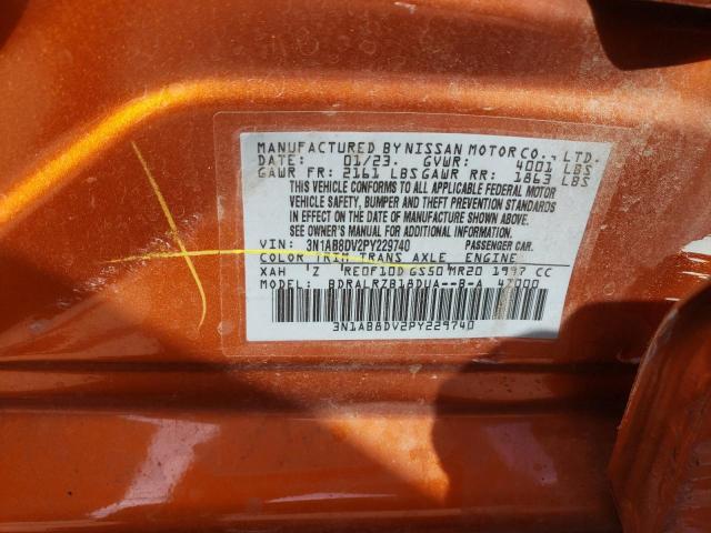 2023 NISSAN SENTRA SR - 3N1AB8DV2PY229740