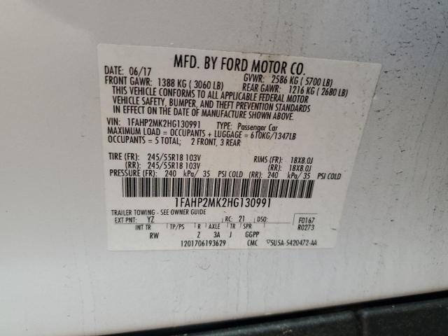 2017 FORD TAURUS POL 1FAHP2MK2HG130991