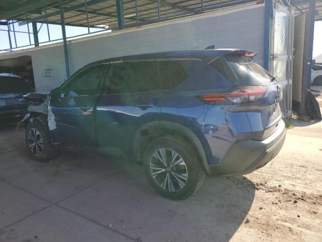 NISSAN ROGUE SV 2021 blue  gas 5N1AT3BA4MC708366 photo #3