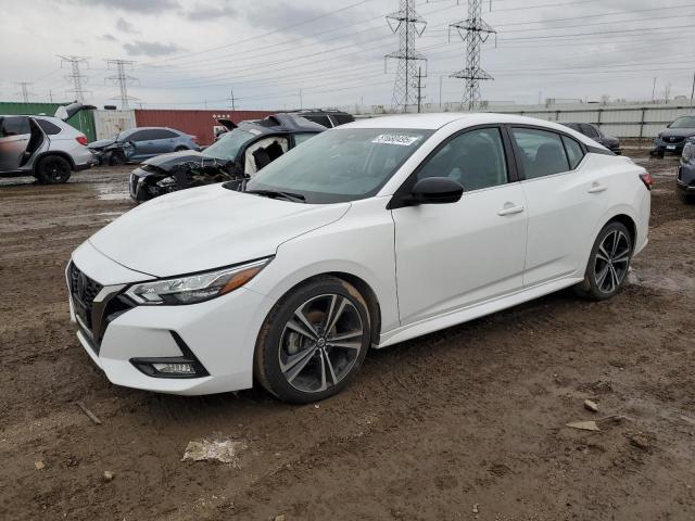 NISSAN SENTRA SR 2021 white  gas 3N1AB8DV9MY216785 photo #1