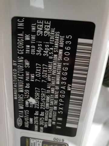 2016 KIA SORENTO LX - 5XYPGDA36GG100635