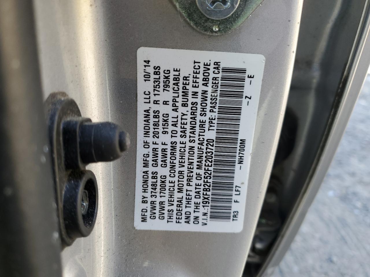 Honda Civic lx 2015