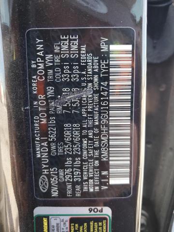 2016 HYUNDAI SANTA FE S - KM8SMDHF9GU161474
