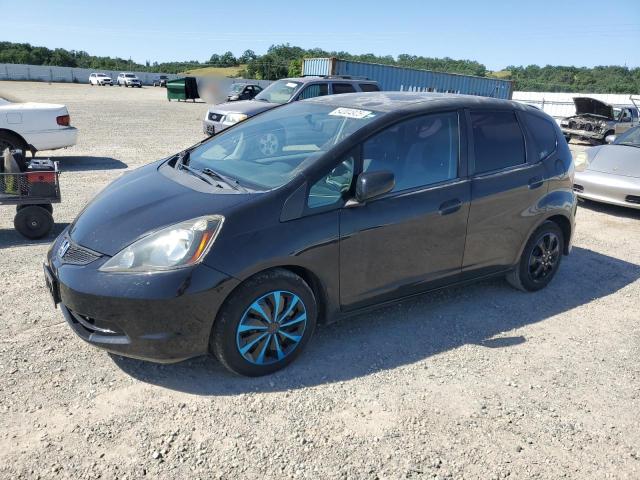 HONDA FIT 2012 black  gas JHMGE8H34CC029015 photo #1