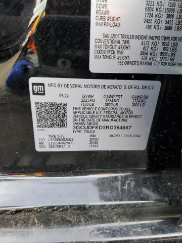 2024 CHEVROLET SILVERADO - 3GCUDFED3RG364667