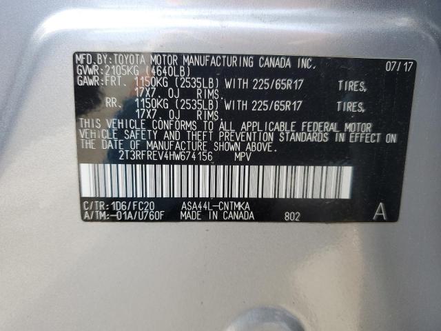 2017 TOYOTA RAV4 XLE - 2T3RFREV4HW674156