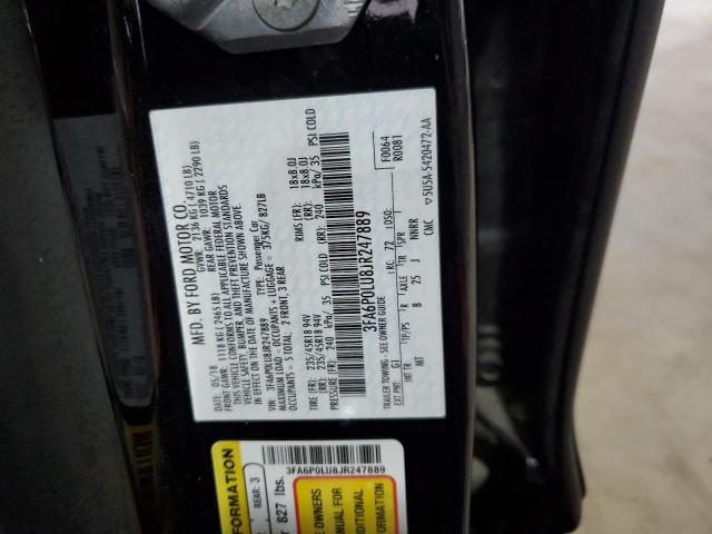2018 FORD FUSION SE - 3FA6P0LU8JR247889