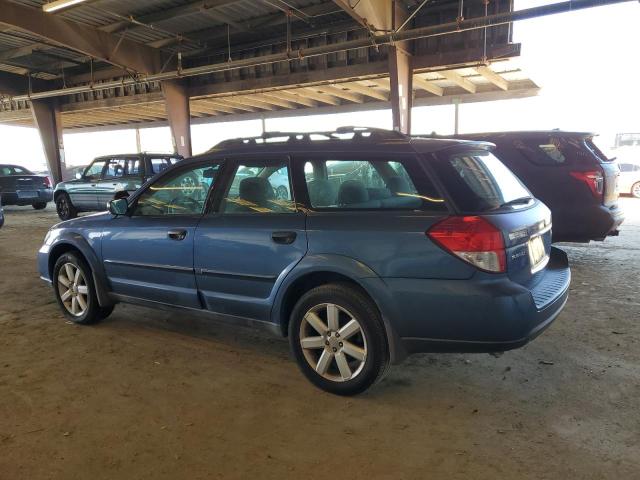 SUBARU OUTBACK 2. 2008 blue  gas 4S4BP61C687307753 photo #3