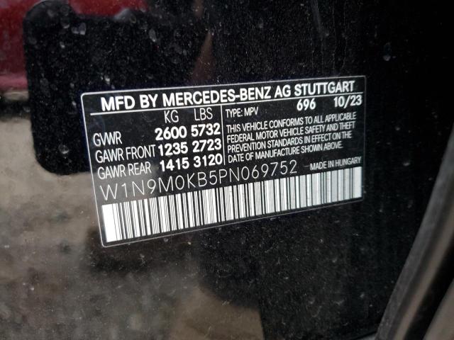 2023 MERCEDES-BENZ EQB 300 4M W1N9M0KB5PN069752