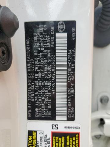 2020 TOYOTA CAMRY XSE - 4T1K61AK2LU356262