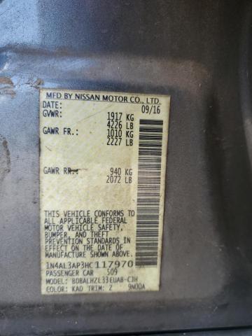 2017 NISSAN ALTIMA 2.5 - 1N4AL3AP3HC117970