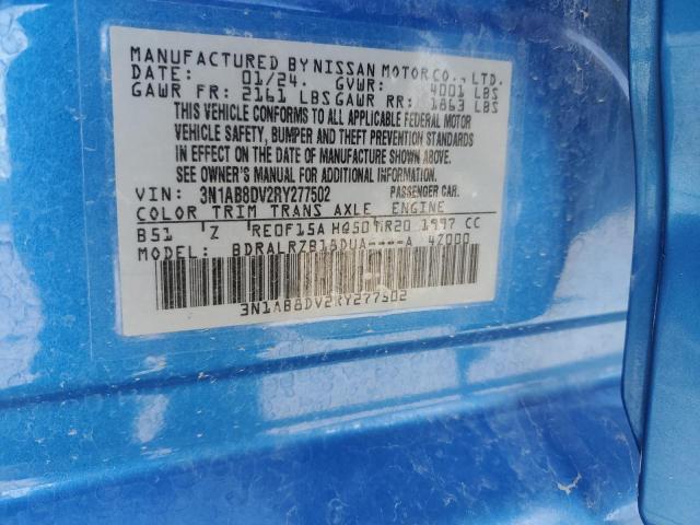 2024 NISSAN SENTRA SR - 3N1AB8DV2RY277502